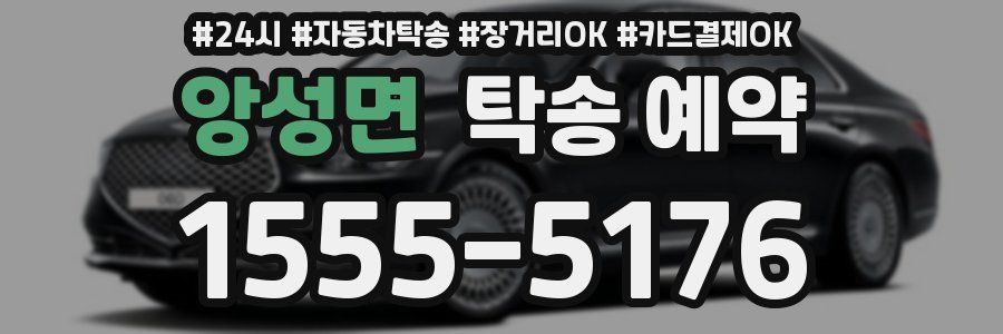 앙성면 탁송 예약