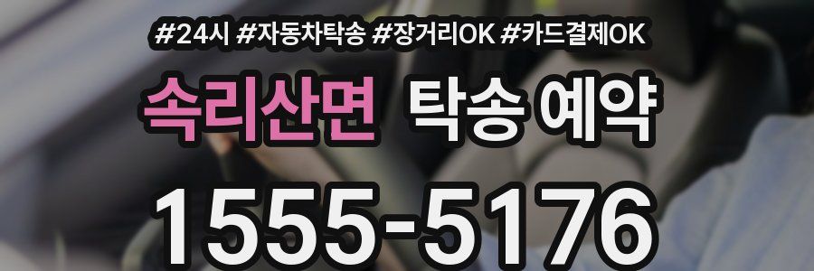 속리산면 탁송 예약