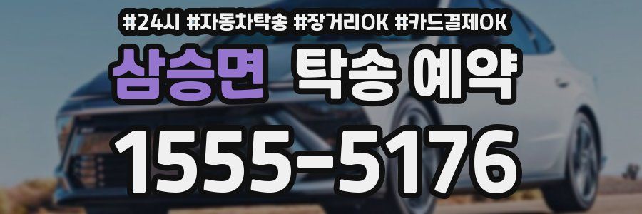 삼승면 탁송 예약