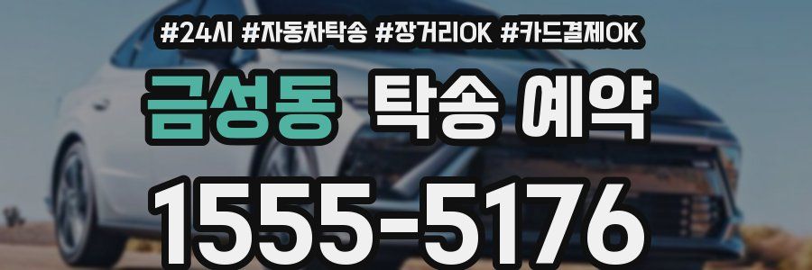 금성동 탁송 예약
