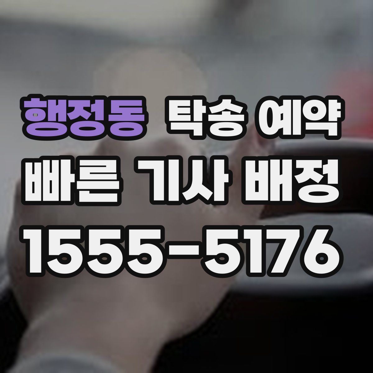 행정동 탁송 예약