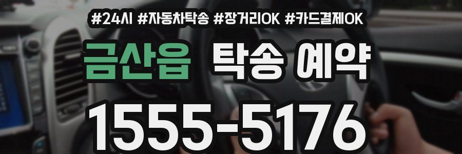 금산읍 탁송 예약
