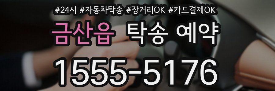 금산읍 탁송 예약