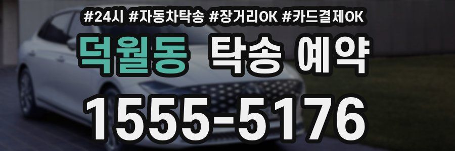 덕월동 탁송 예약