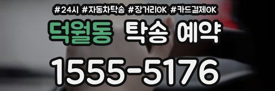 덕월동 탁송 예약