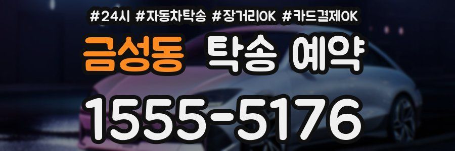 금성동 탁송 예약