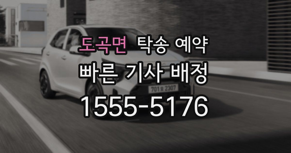 도곡면 탁송 예약