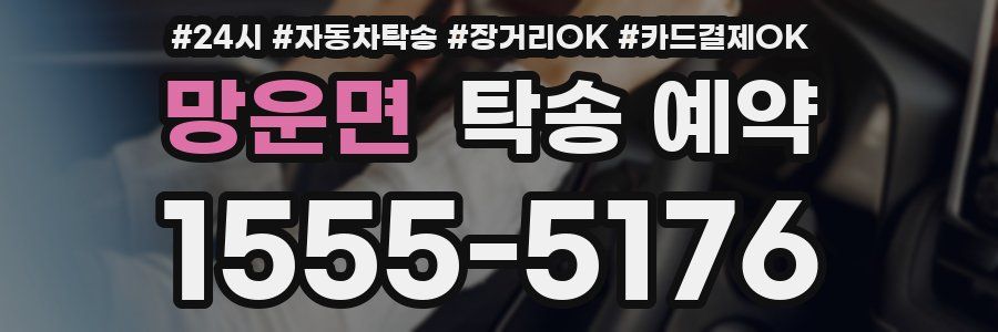망운면 탁송 예약