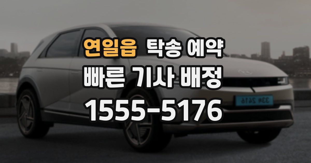 연일읍 탁송 예약