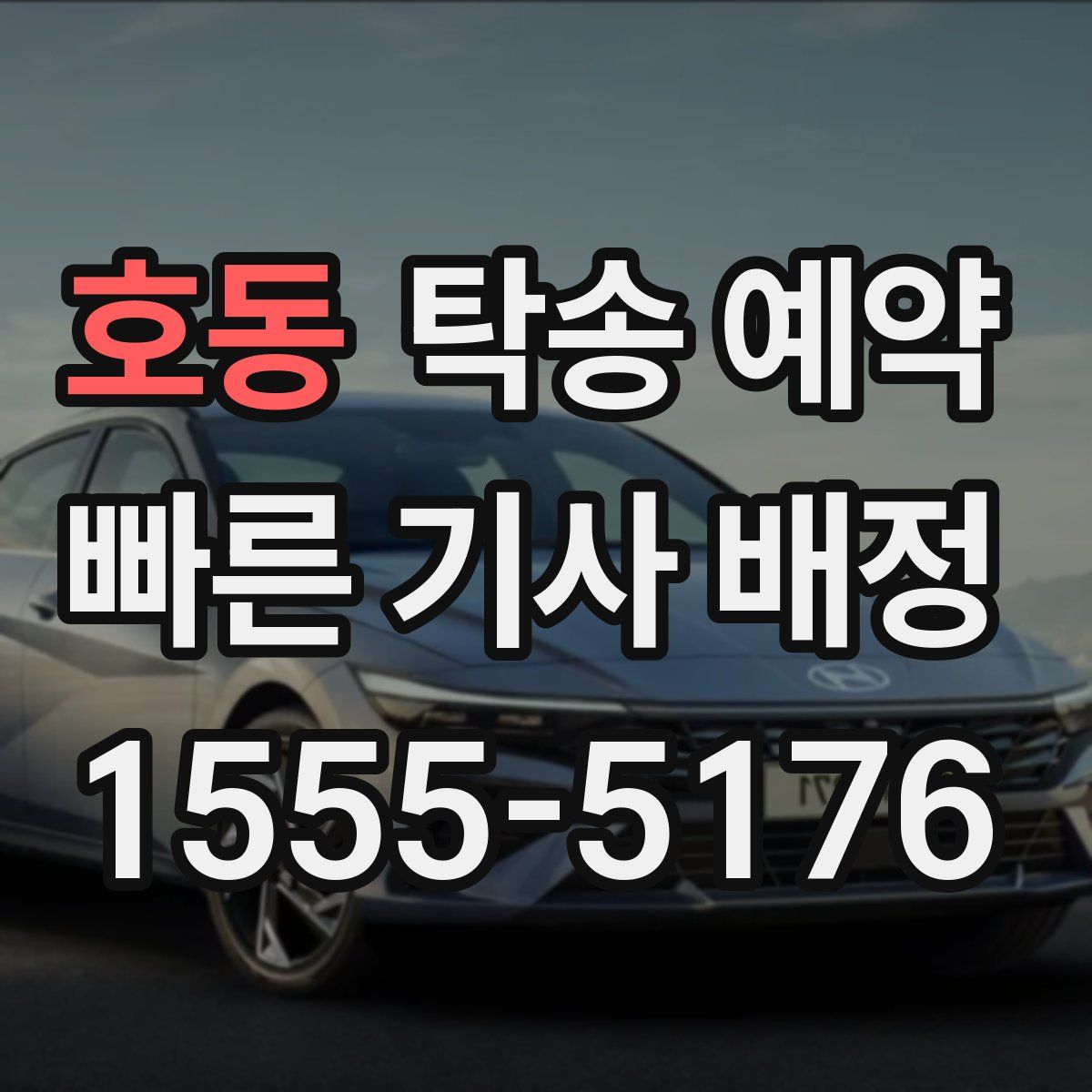 호동 탁송 예약