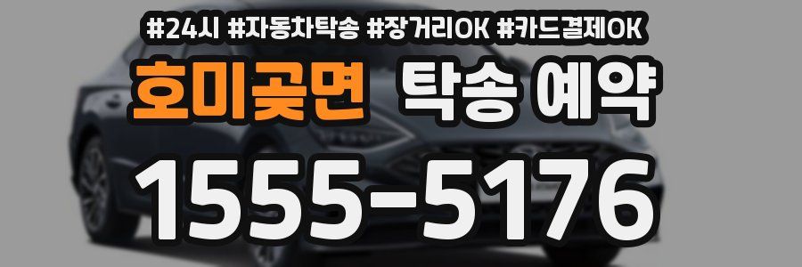 호미곶면 탁송 예약