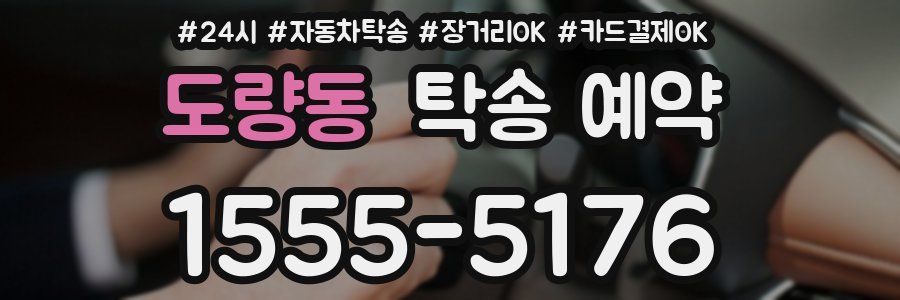 도량동 탁송 예약