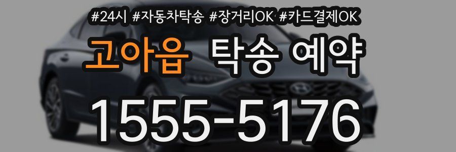 고아읍 탁송 예약