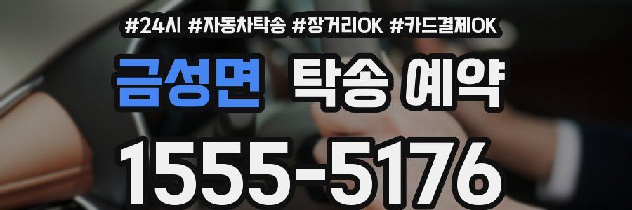 금성면 탁송 예약