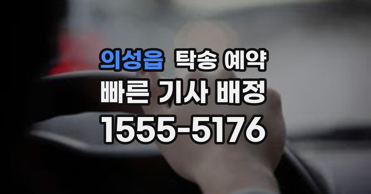 의성읍 탁송 예약