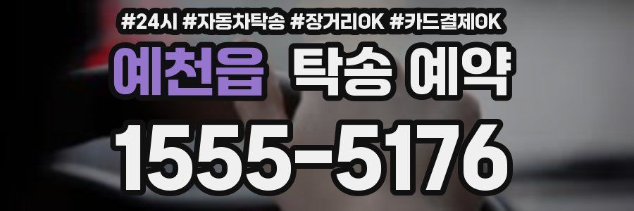예천읍 탁송 예약