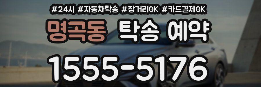 명곡동 탁송 예약