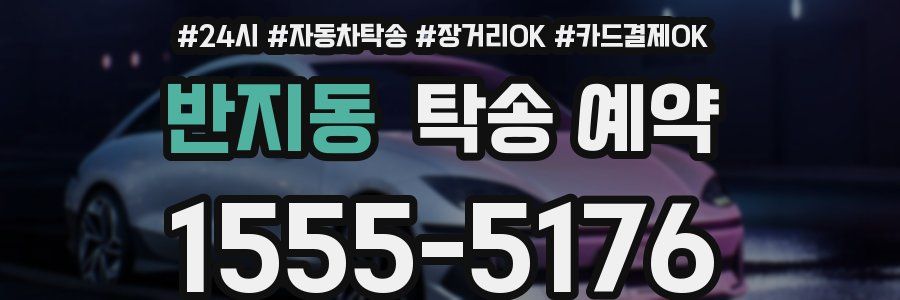 반지동 탁송 예약