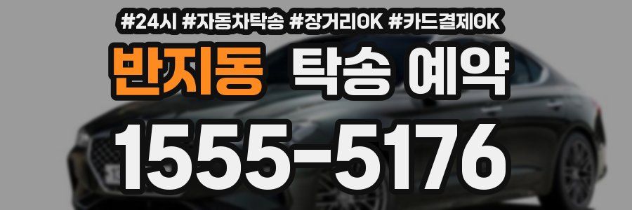 반지동 탁송 예약