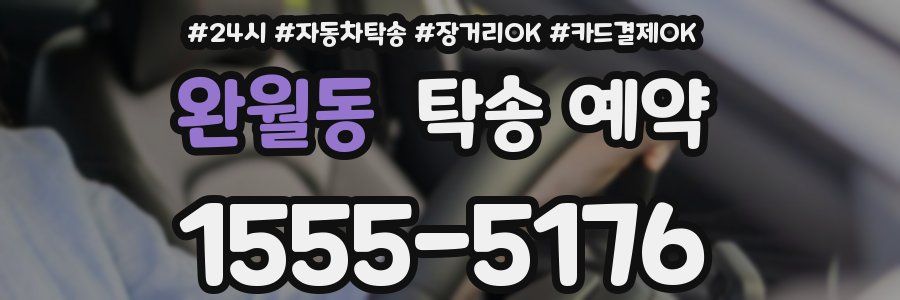완월동 탁송 예약