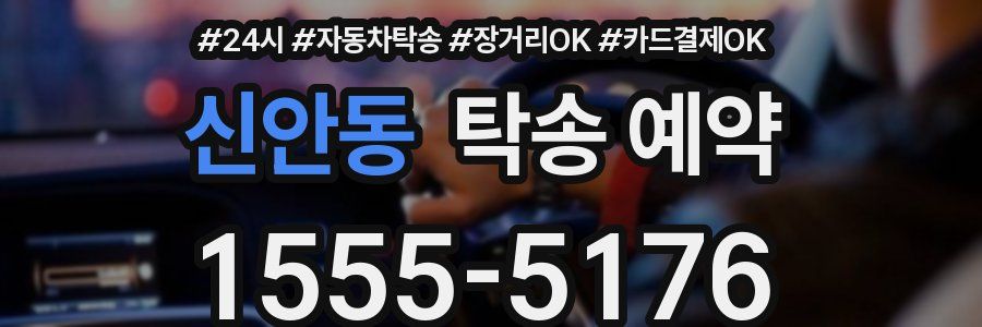 신안동 탁송 예약