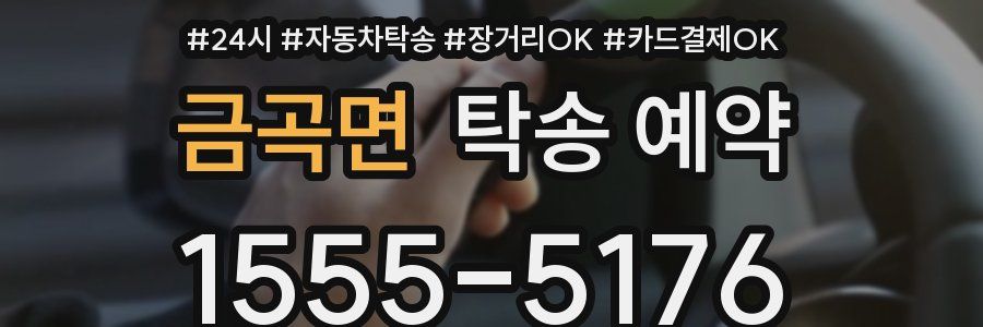 금곡면 탁송 예약