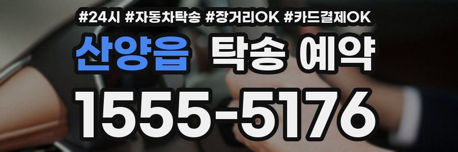 산양읍 탁송 예약