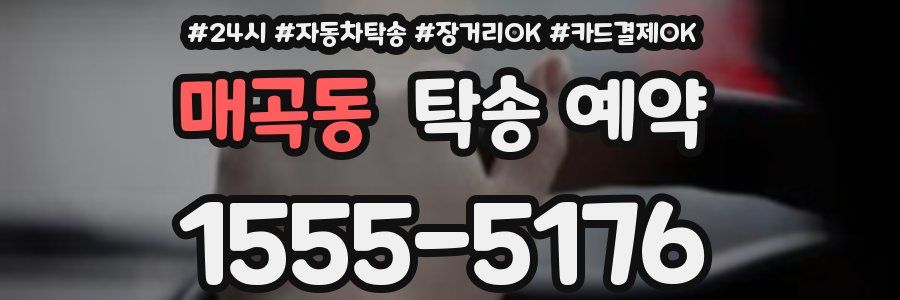 매곡동 탁송 예약
