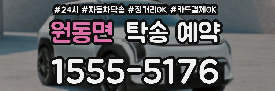 원동면 탁송 예약