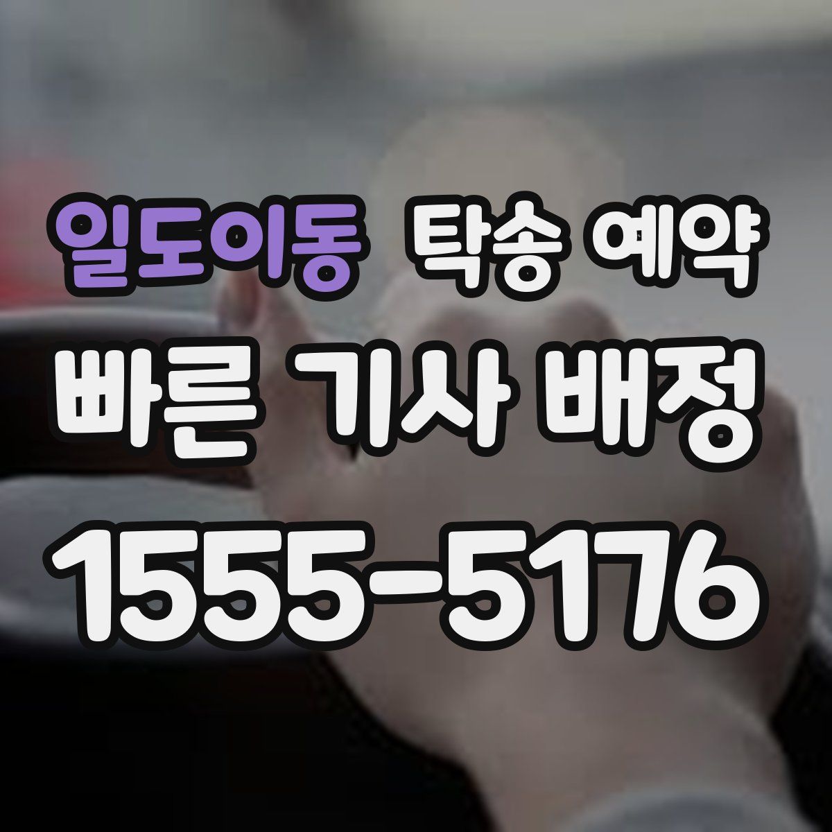 일도이동 탁송 예약