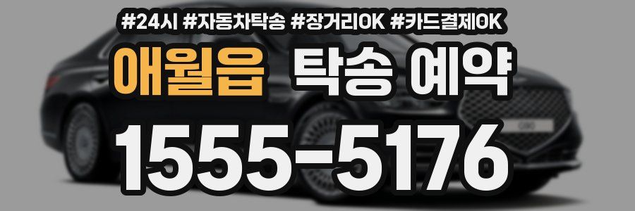 애월읍 탁송 예약