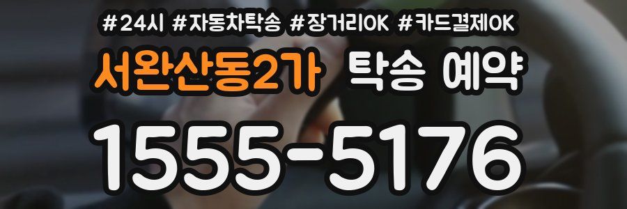 서완산동2가 탁송 예약