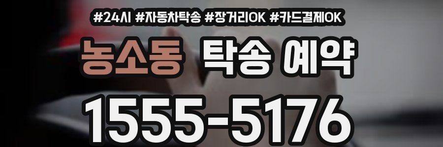 농소동 탁송 예약