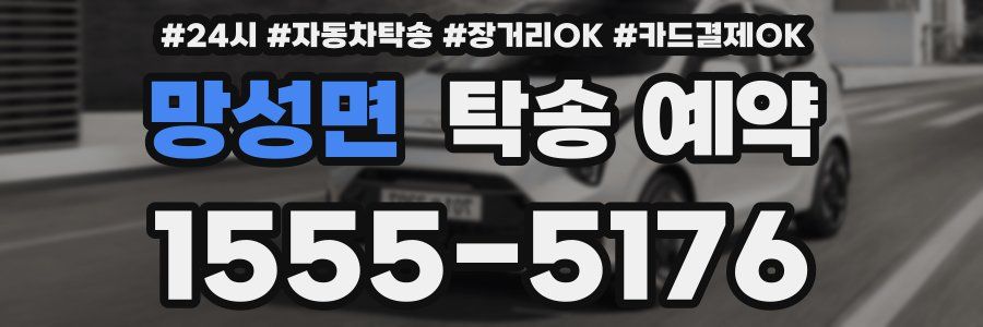 망성면 탁송 예약