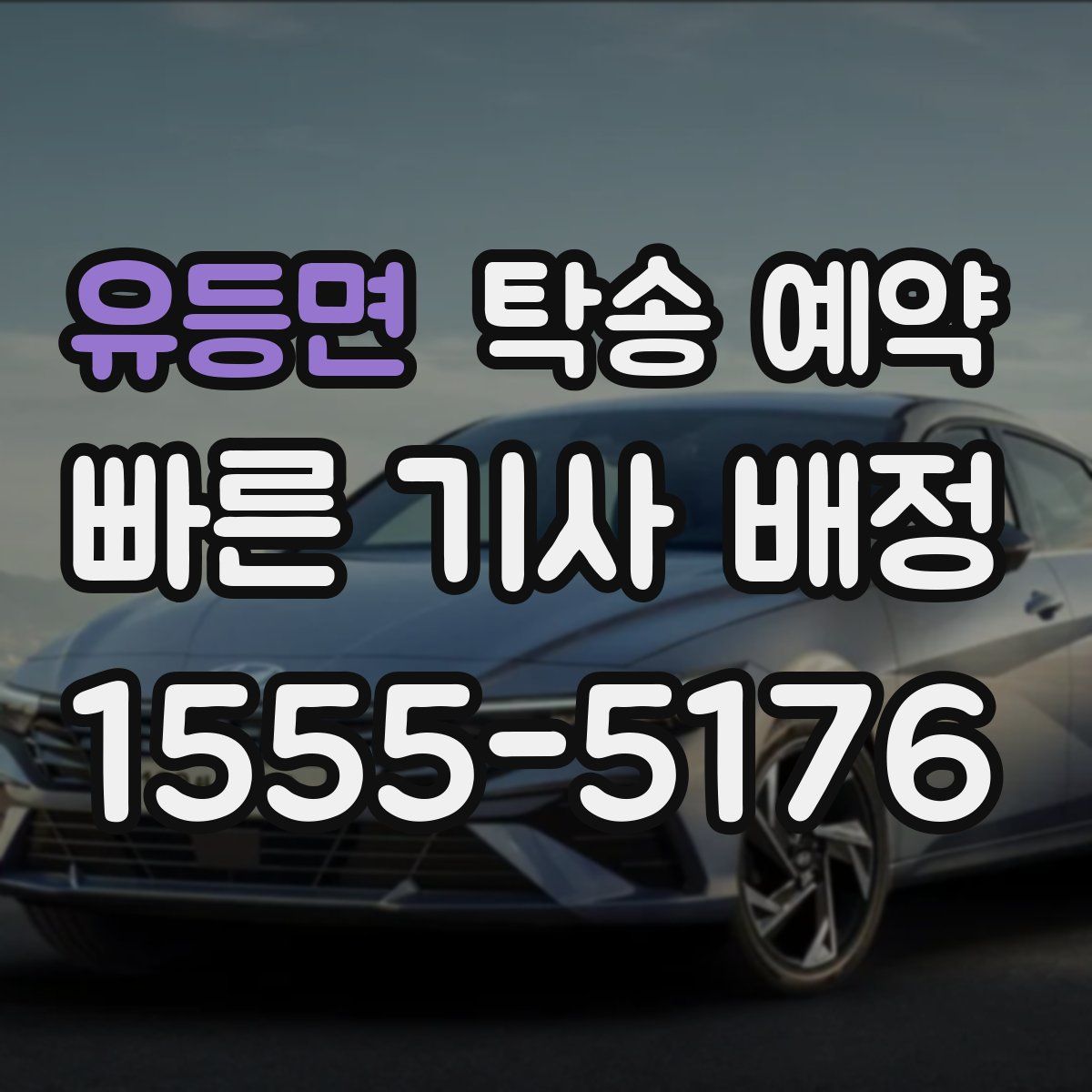 유등면 탁송 예약
