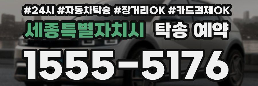 세종특별자치시 탁송 예약