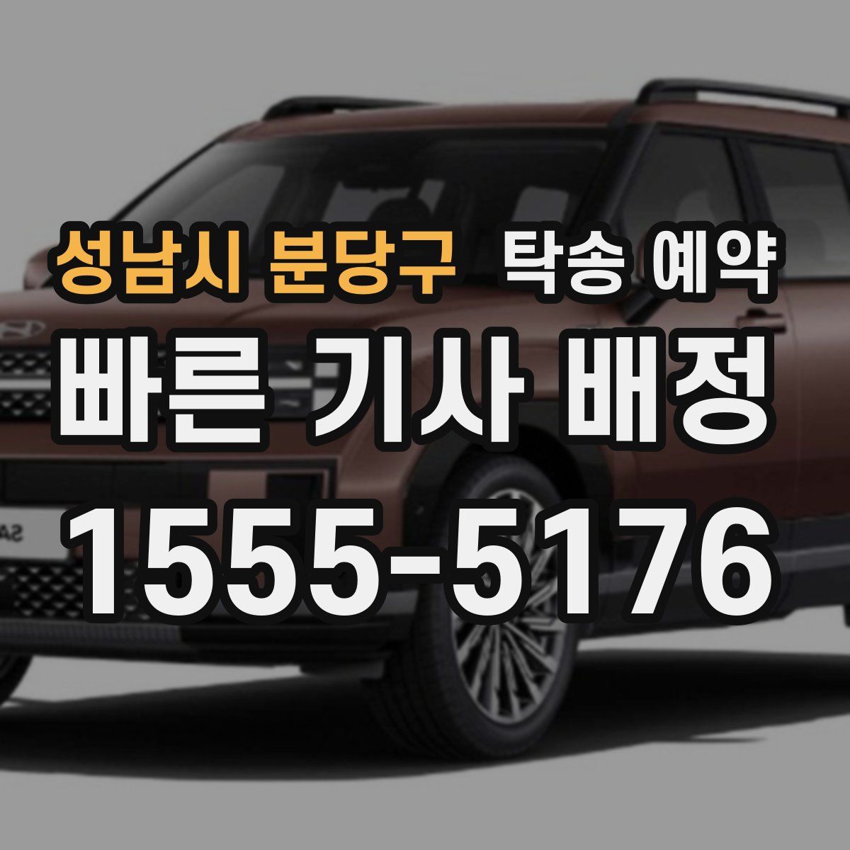 성남시 분당구 탁송 예약