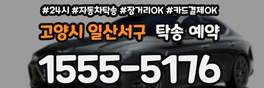 고양시 일산서구 탁송 예약