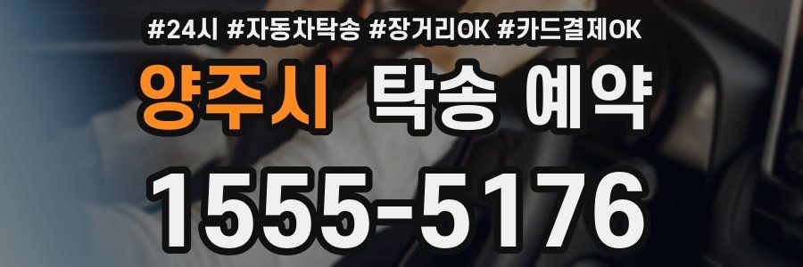 양주시 탁송 예약