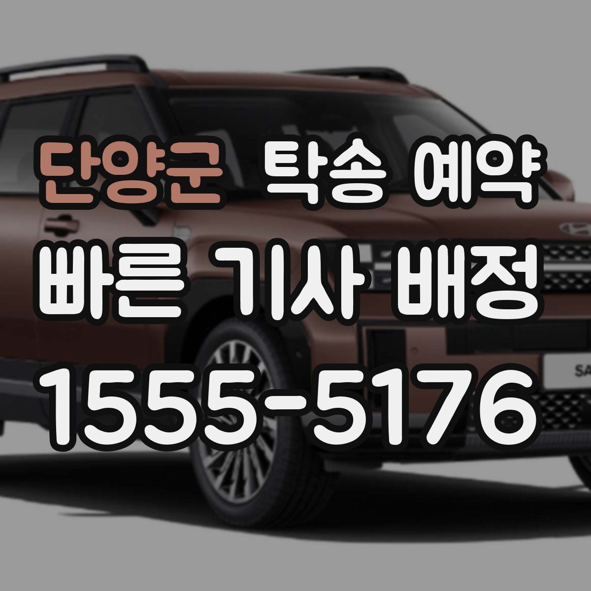 단양군 탁송 예약