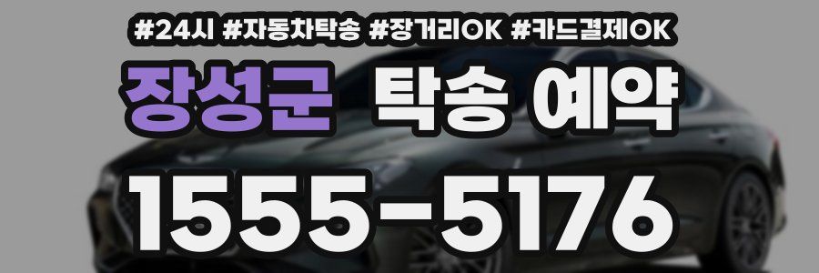 장성군 탁송 예약