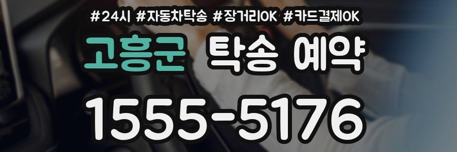 고흥군 탁송 예약