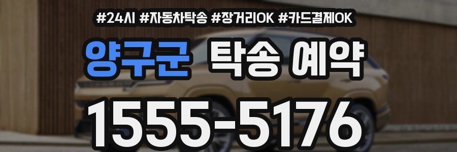 양구군 탁송 예약