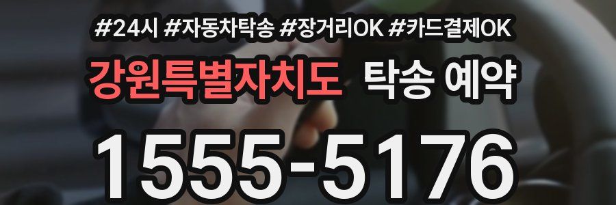 강원특별자치도 탁송 예약