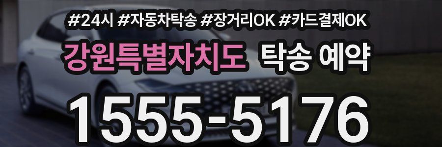 강원특별자치도 탁송 예약