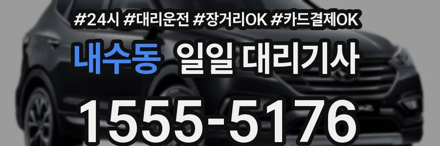 내수동 일일 대리기사