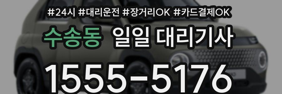 수송동 일일 대리기사