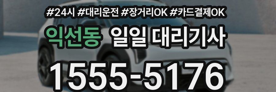 익선동 일일 대리기사