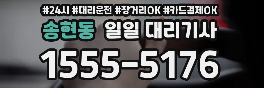 송현동 일일 대리기사