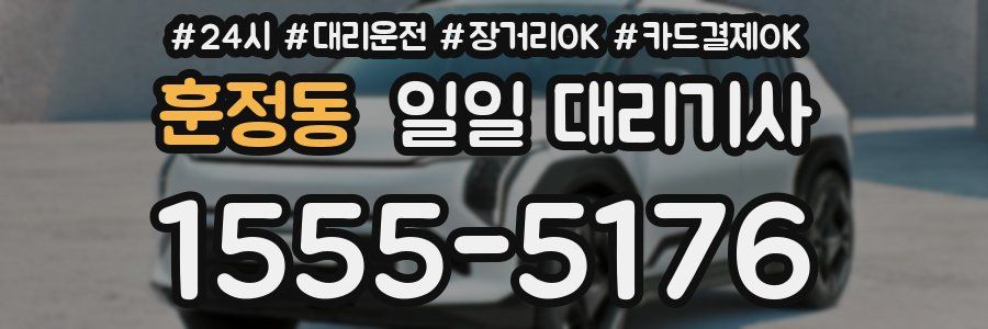 훈정동 일일 대리기사